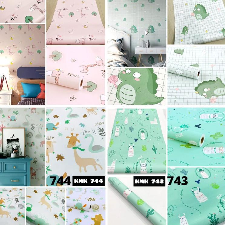 Termurah WALLPAPER WALLPEPER STICKER STIKER DINDING TEMBOK RUANG KAMAR TIDUR ANAK ANAK MY LITTLE PON