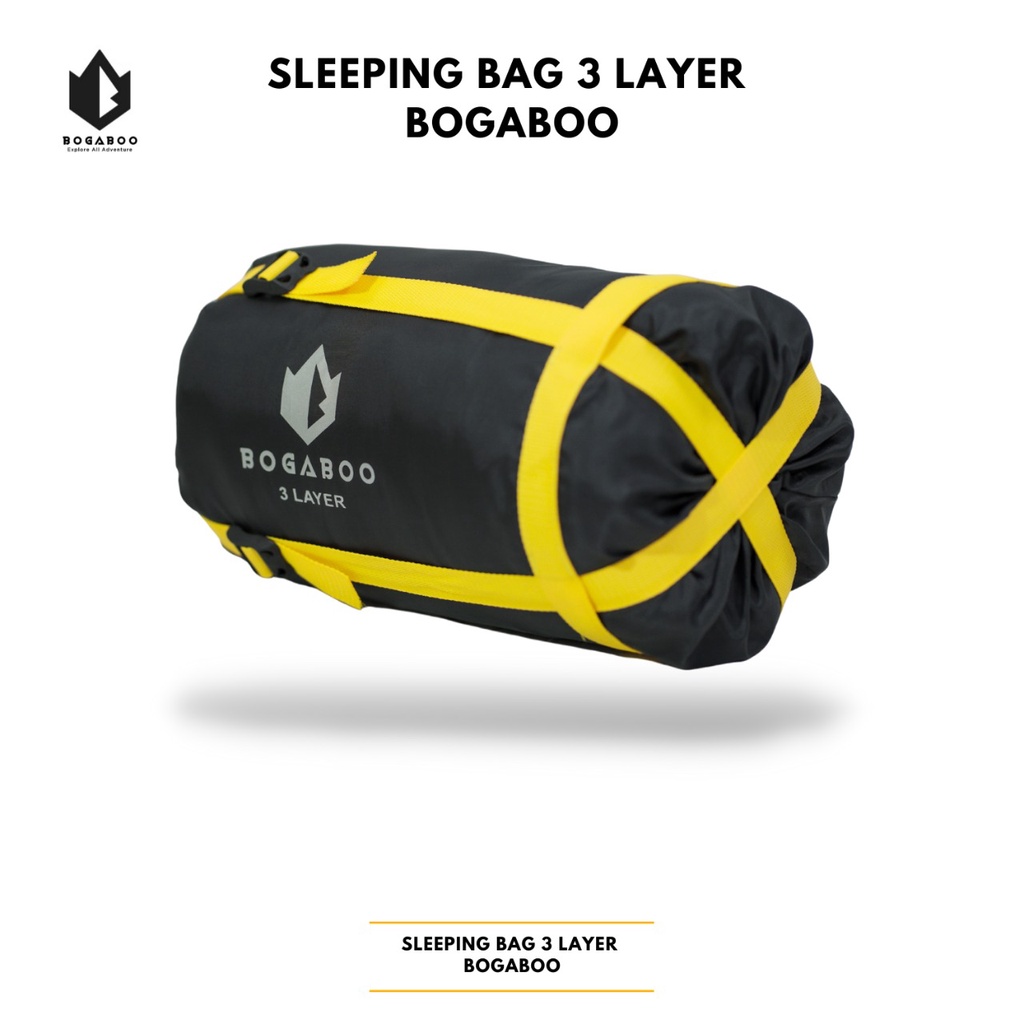Sleeping Bag 3 Layer BOGABOO  - SB 3 Layer - Kantong Tidur Kompres SISTEM