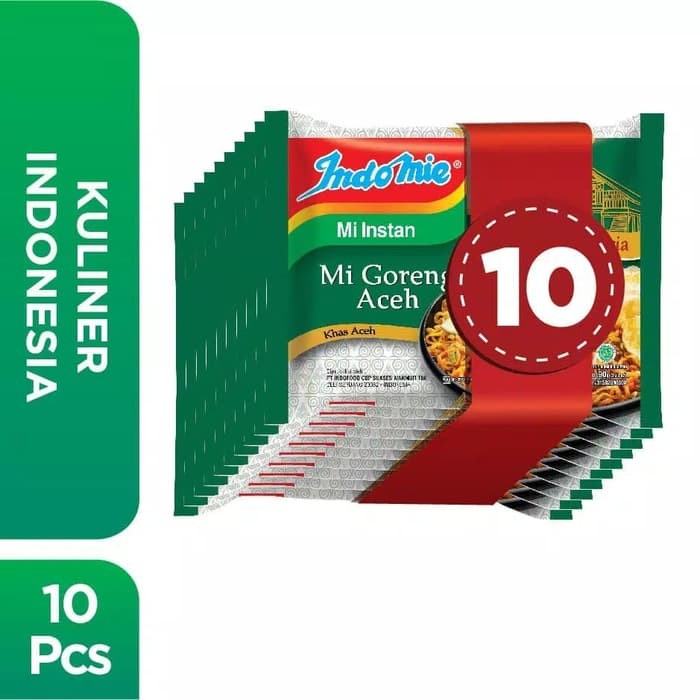 

PROMO 10 Pcs - Indomie Mi Goreng Aceh - Gudang Jakarta