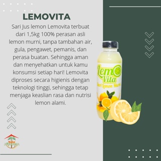 Jual lemovita 100% perasan sari jus lemon murni 500 ml | Shopee Indonesia