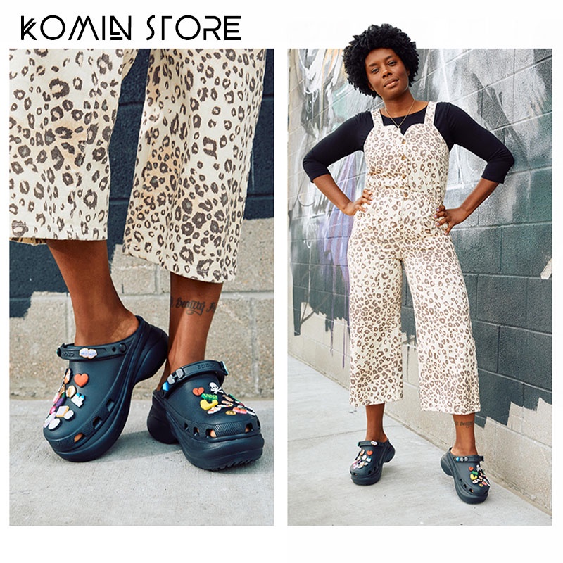 KOMIN-Sandal Kodok Wanita Sandal Baim Sandal Wedges Kekinian Import JIBBITZ  Anti Slip Sandal Karet Spons Eva Classic Bae Clog Sandal Slop Wanita