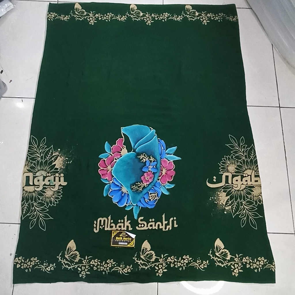 SARUNG CEWEK LUKIS MBAK SANTRI UKURAN BESAR bahan rayon halus dan adem