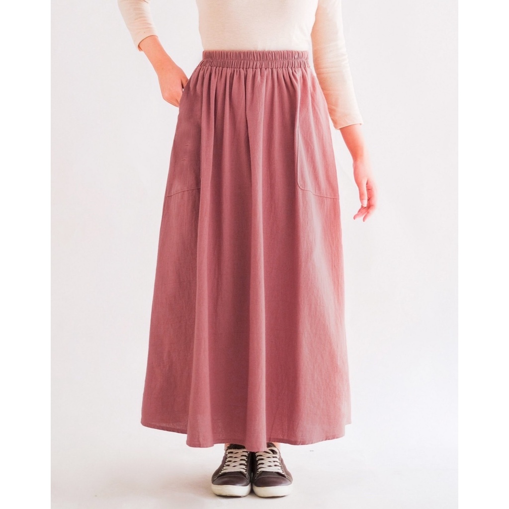 Myrubylicious NAGYA SKIRT KODE PR1830 | SKIRT | ROK WANITA | ROK PANJANG | ROK LINEN