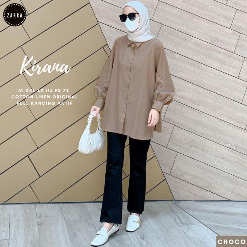 (BISA COD)KIRANA BLOUSE TERBARU