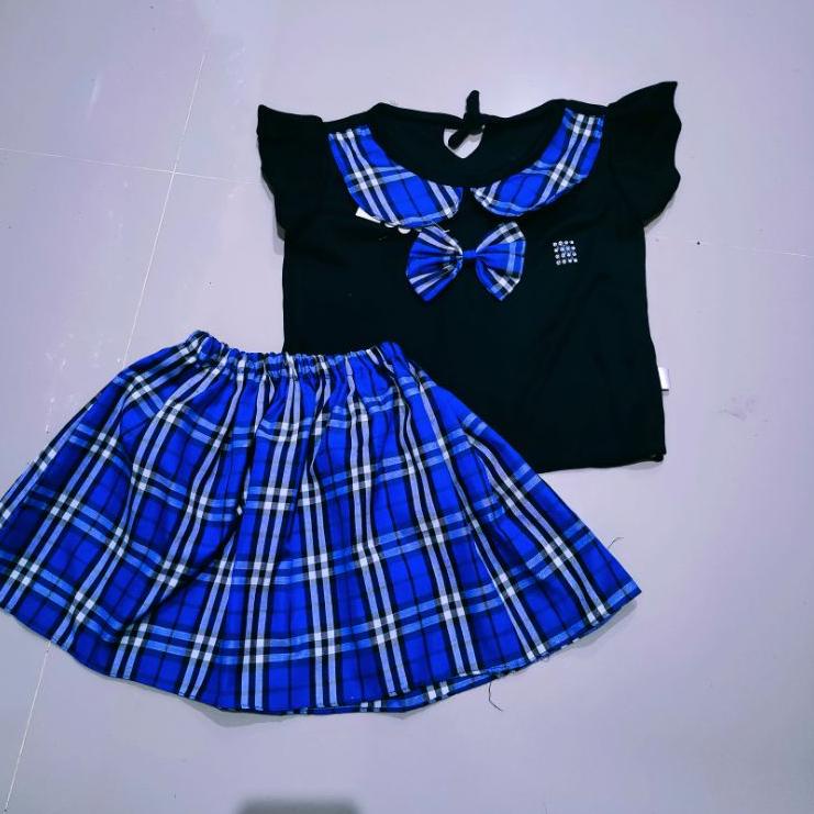 TRP.18Oc22n ‣ Setelan Rok Anak 2 3 4 tahun baju anak cewek perempuan lucu sailor anime japan jepang 