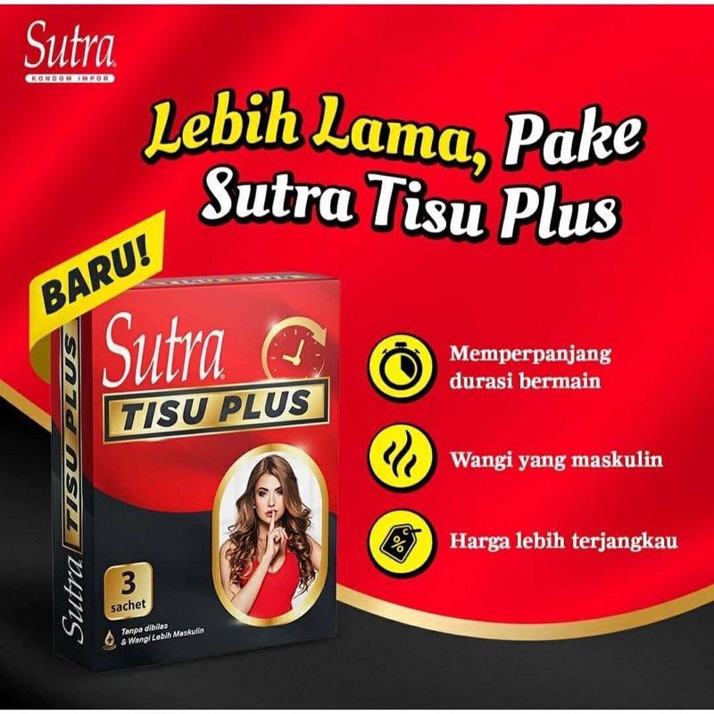 Sutra Tisu Plus - 1 pcs 2 pcs 3 pcs