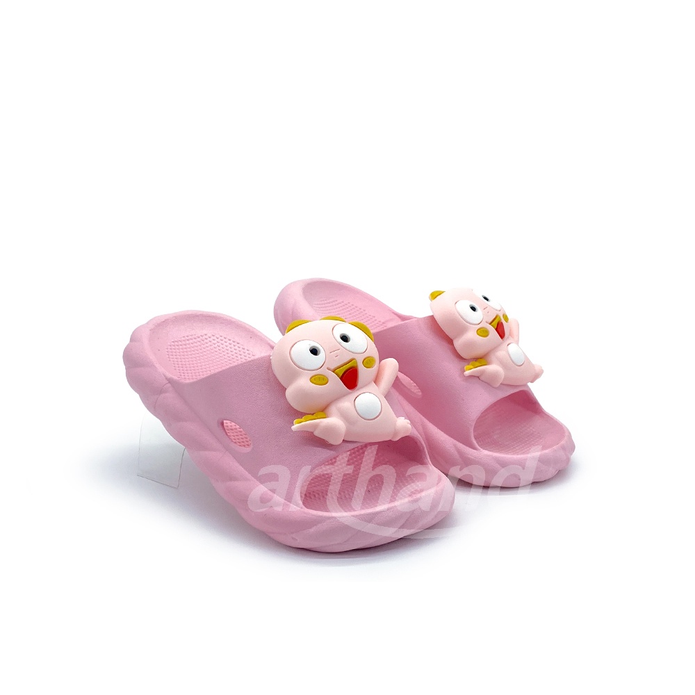 Sandal Jelly Slop Anak Perempuan Karakter Dino Lucu Trendi