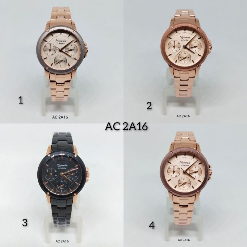 Jam Tangan Wanita Alexandre Christie AC 2A16 BF Stainless
