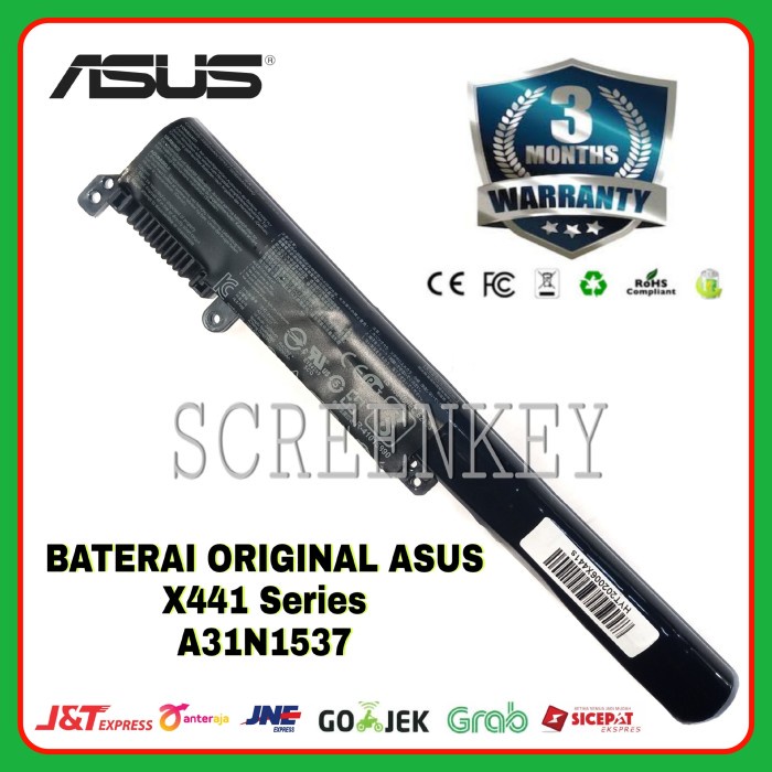 Baterai Laptop Baterai Batrai Laptop Asus X441 X441U X441N X441S X441Ua A31N1537