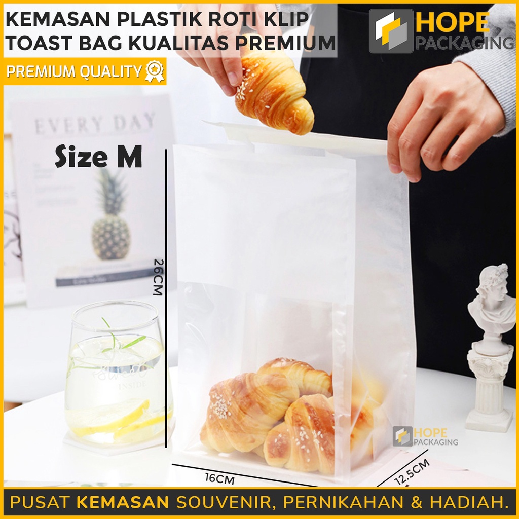 [ ISI 3 PCS ] Plastik Ziplock Kemasan  + Kawat kue Roti Tawar / Roti Manis / plastik klip