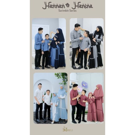SUDAH PESANAN‼️Sarimbit Hannan & Hanina Sarimbit Series by Mathla