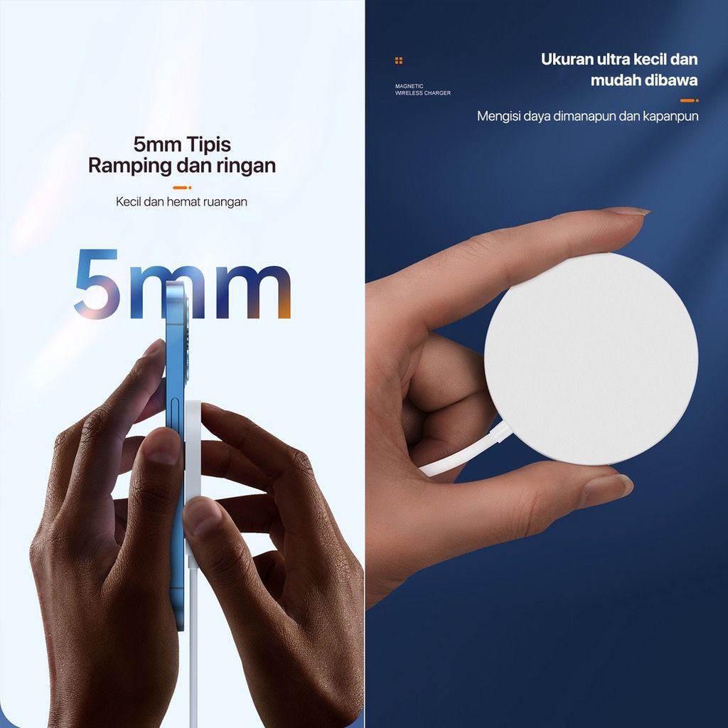 MAGNETIC MAGSAFE WIRELESS CHARGER / WIRELESS CHARGING MAGNETIC