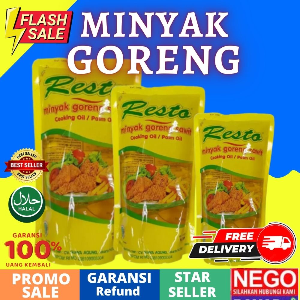 MINYAK GORENG 1 LITER 1LITER 1 LITER MURAH MINYAK GORENG PROMO 1 DUS RESTO BIMOLI SUNCO SANIA KELAPA