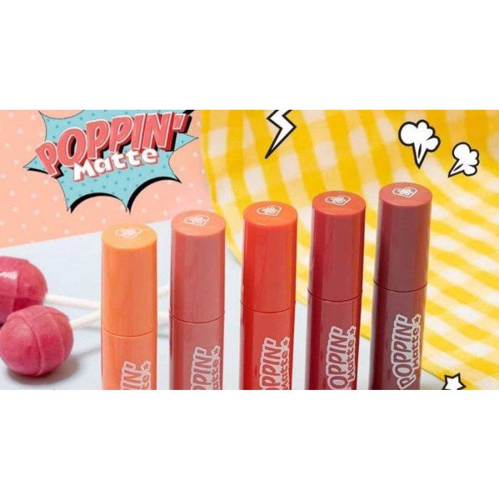 EMINA POPPIN MATTE 4.5 g | Lip Tint Gloss / Emina Lip Stain GIRLSNEED77