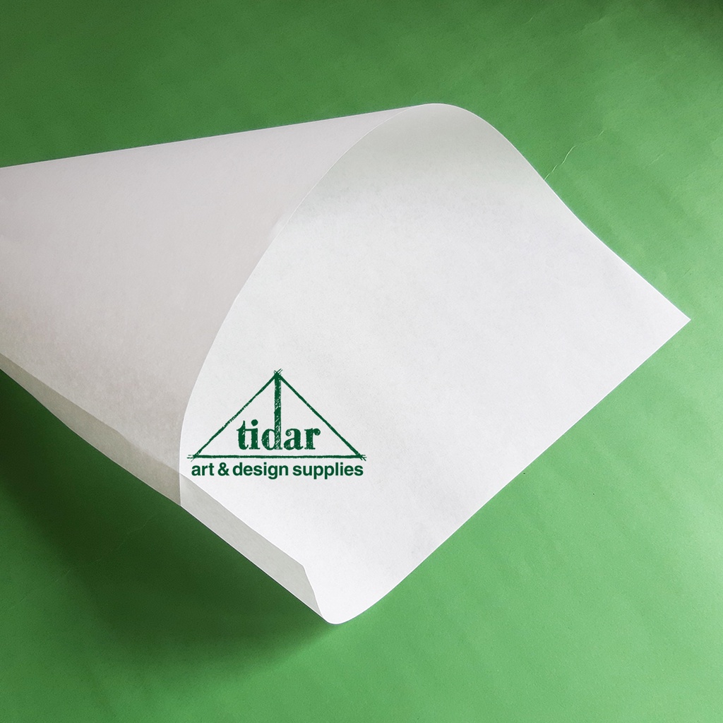 Kertas Roti Putih Ukuran Plano (70 x 100 CM) - Kertas Tipis Transparan