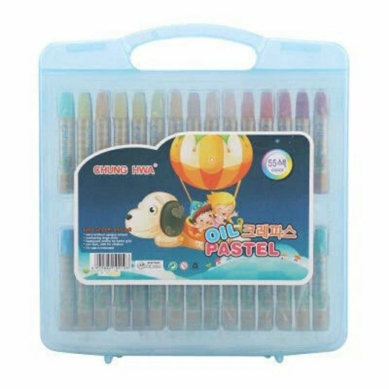 

Krayon | Crayon | Oil Pastel Kelir Chunghwa 55 Warna