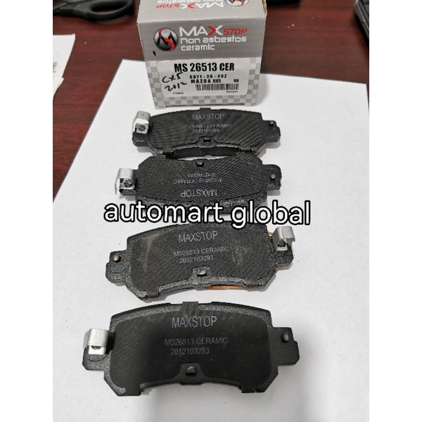 brake pad kampas rem belakang mazda cx5 ceramic 2012