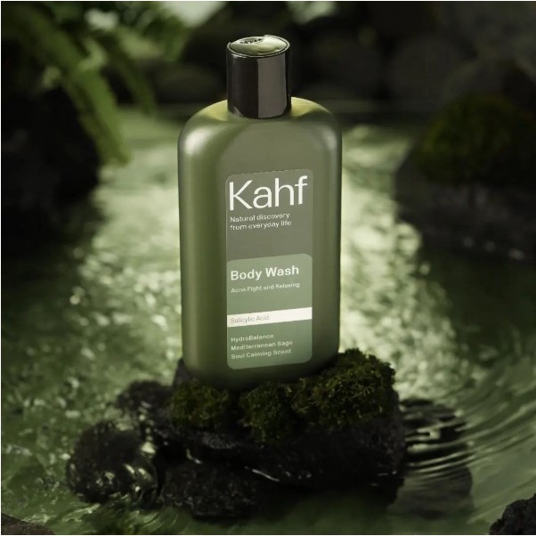 Kahf Acne Fight and Relaxing Body Wash 200 ml - Sabun Mandi Pria