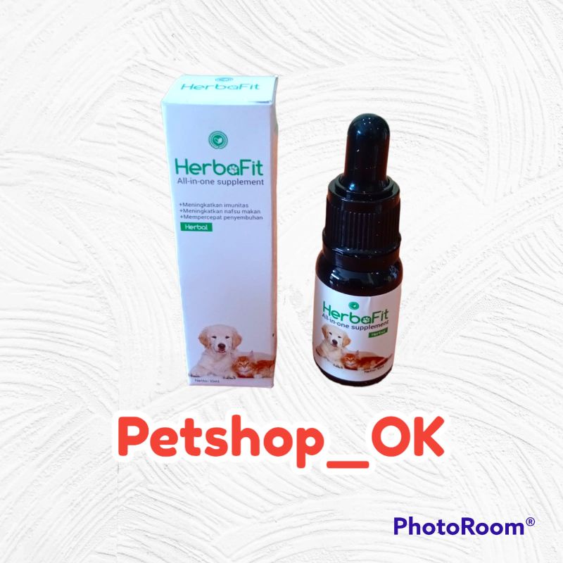 Herbafit all in one supplement 100ml Vitamin kucing dan anjing