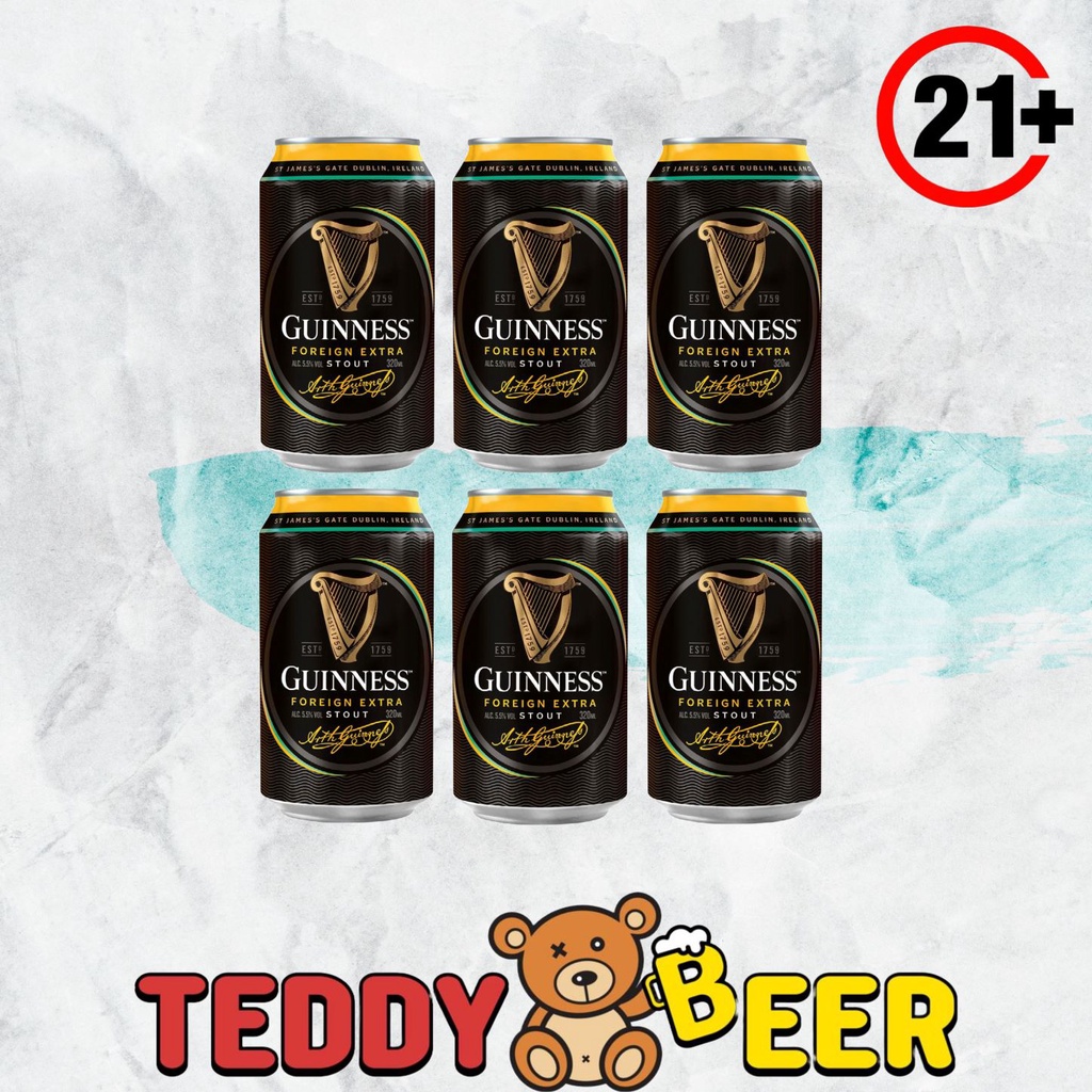 Guinness Beer Paket 6 Kaleng [320ml]