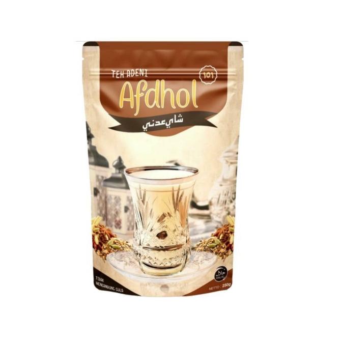

Kirim Langsung.. Teh Adeni Khas Aden Yaman Rempah Tradisional Afdhol 250 Gram Sayi Adni Sahi Adnee ikA