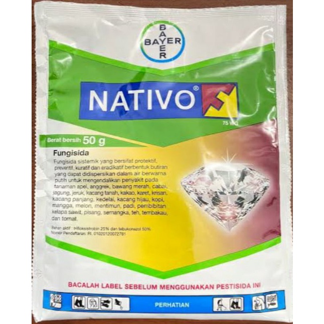 Fungisida NATIVO 75WG - 50 gram BAYER (100% Original)