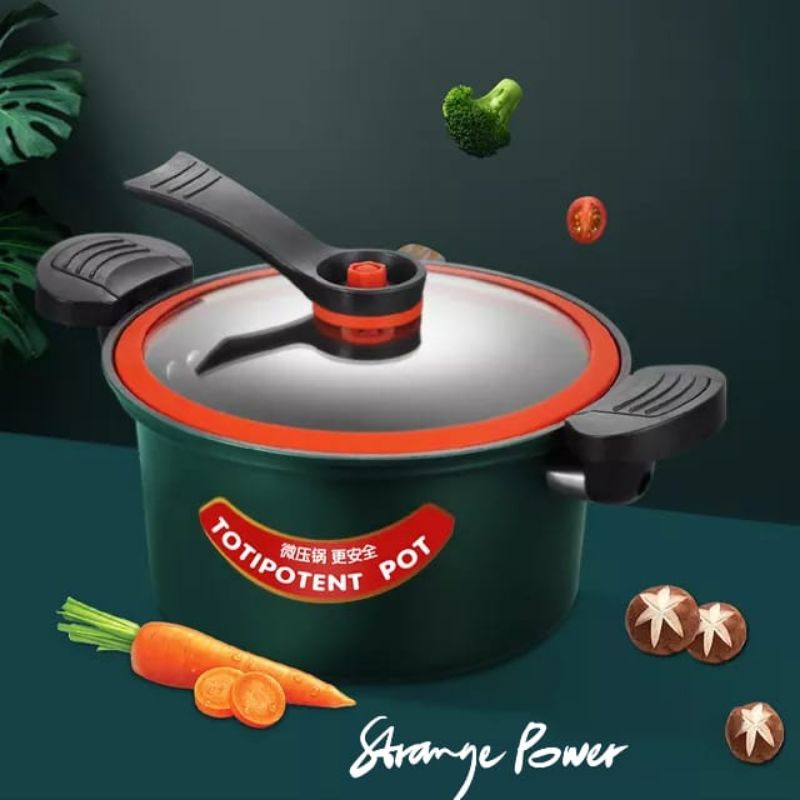 Panci Presto Pressure Telfon Cooker Pot Totipotent Micro 3.5L 24CM New Jumbo