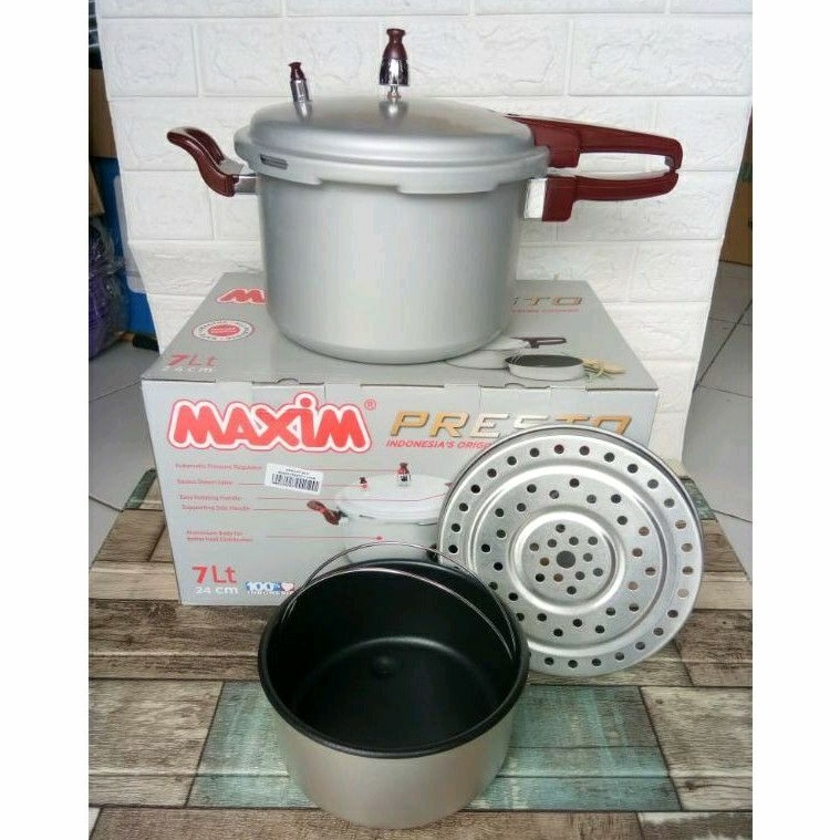panci presto maxim 7liter/ presto maxim 24cm panci serbaguna