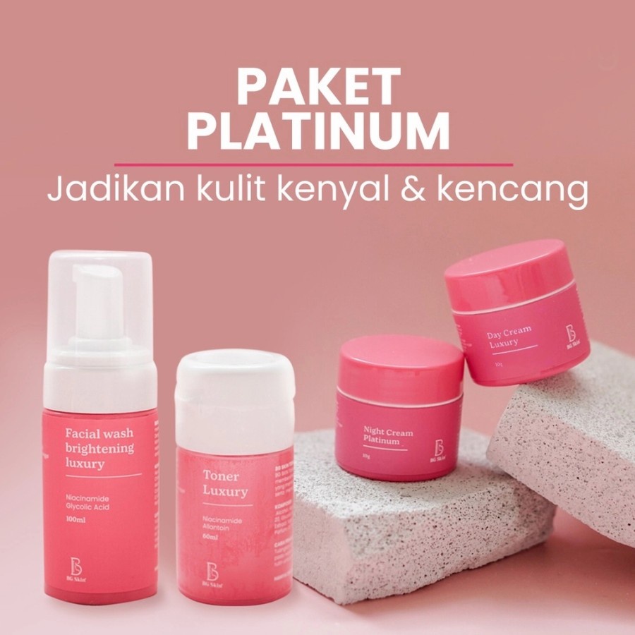 DEREZ - BPOM PAKET PLATINUM BG SKIN BEAUTY GLOW BG SKINCARE