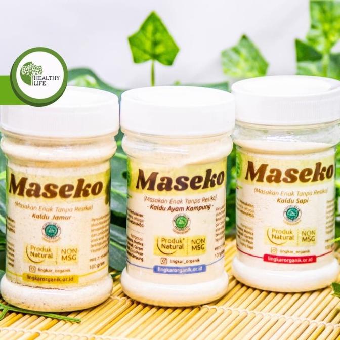 

Maseko Kaldu organik BOTOL & REFILL 100gr Non MSG, KALDU MPASI