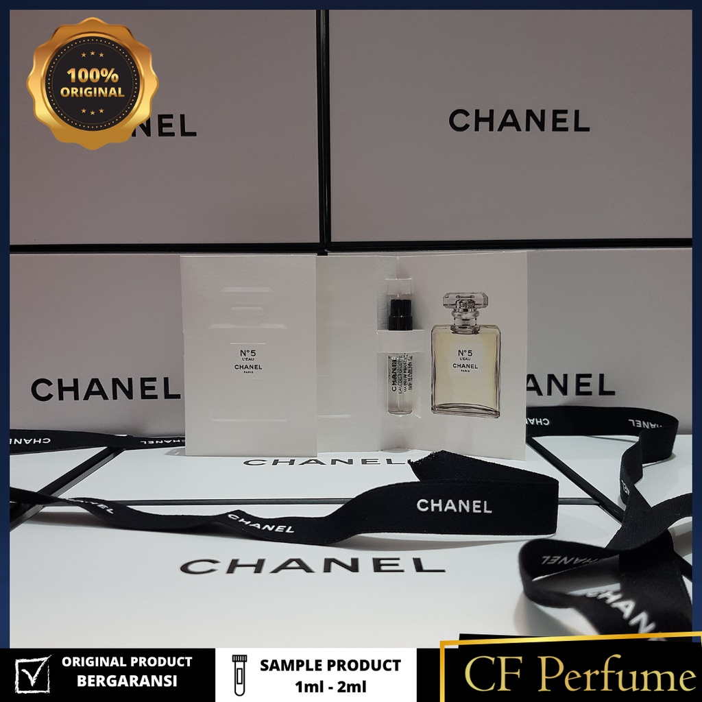 Chanel No 5 L'Eau EDT 1.5ml Vial atau Sample For Women