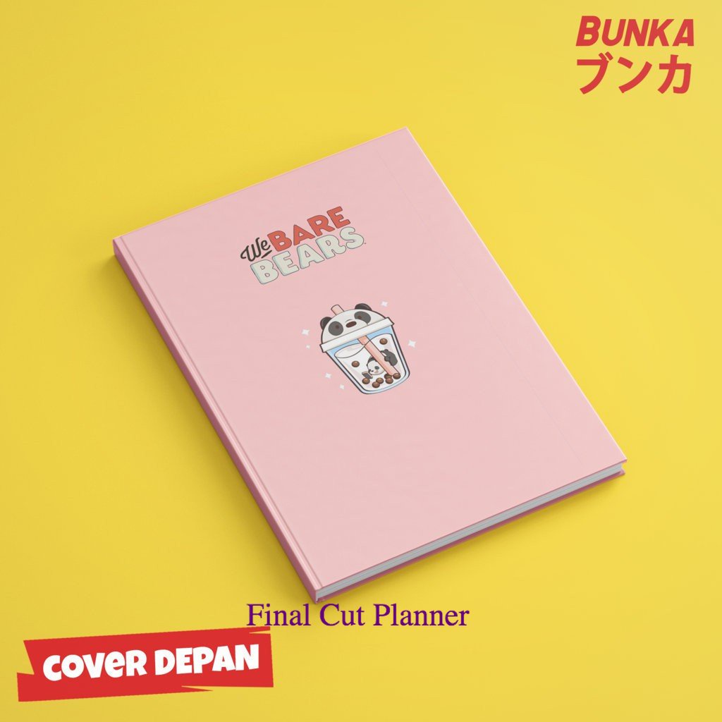 

Notebook We Bare Bears Panda Mug Hardcover A5 Buku Tulis Catatan Note Agenda Planner .