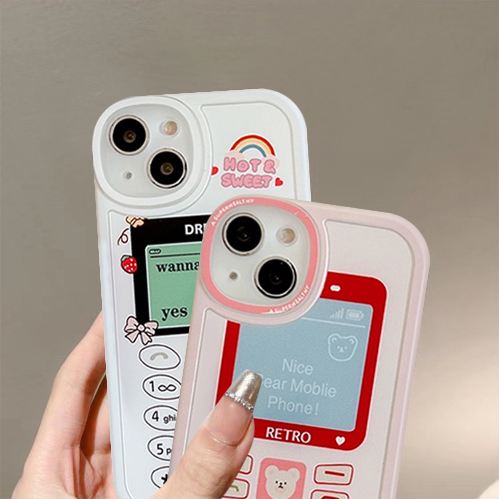 Casing Motif Kancing Ponsel Kreatif Case OPPO A17 A17K A96 A95 A55 A15s A94 A12 A16 A1K A57 A15 A16K A5S A3S A31 A9 A5 A54 A76 A7 A92 A74 A16E Reno 5F 7Z 5 7 6 4 4F A53 A33 A36
