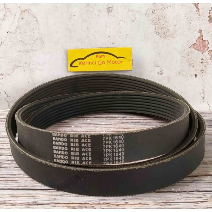 BANDO VAN BELT 7PK 1640 RIB BELT TALI KIPAS 7PK-1640 FAN BELT ALUR