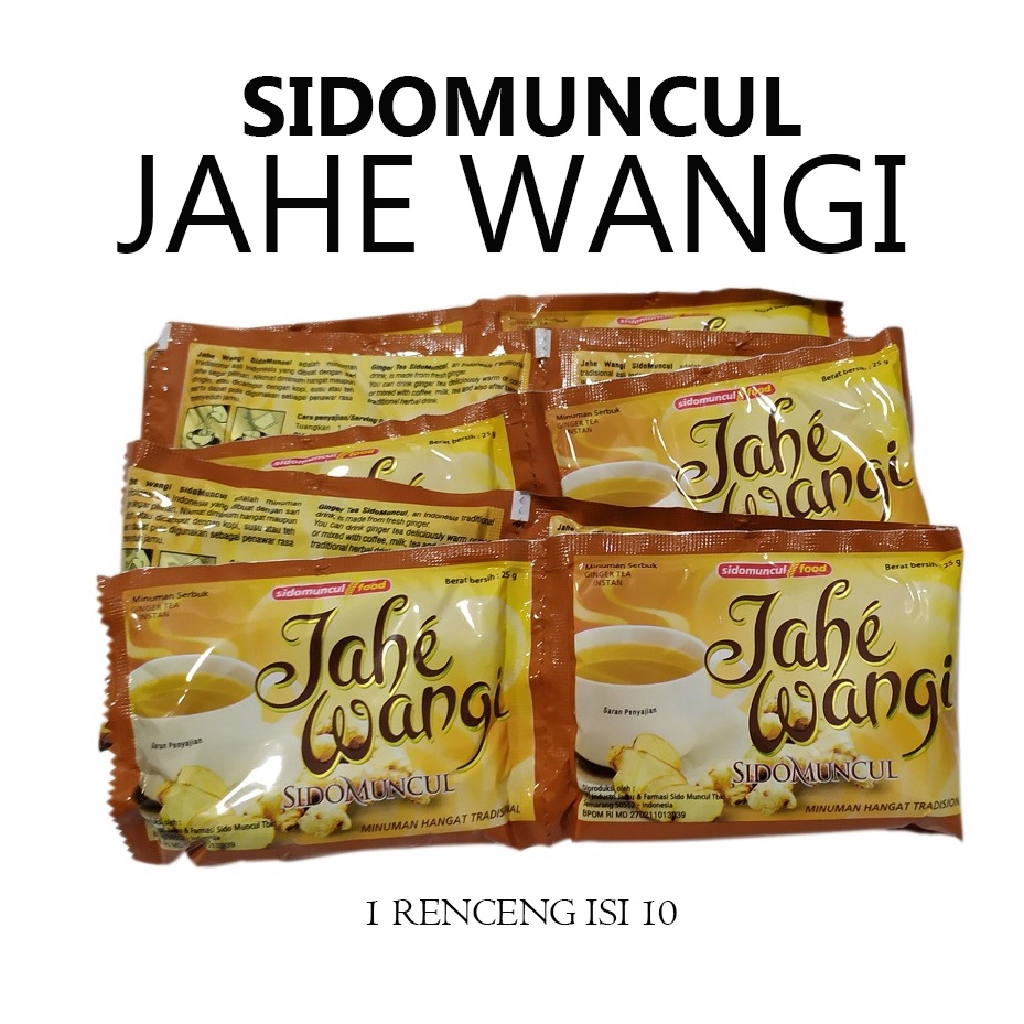 SIDOMUNCUL JAHE WANGI RENCENG ISI 10