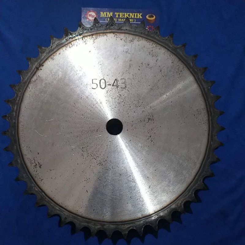 Sprocket RS 50 x 43 T Gear Rantai Single Gir gigi Z 43T RS50 -1 50Z43 50X43T 50-1 tipe B Sproket spr 50-43T 50x1x43T 50-1-43T