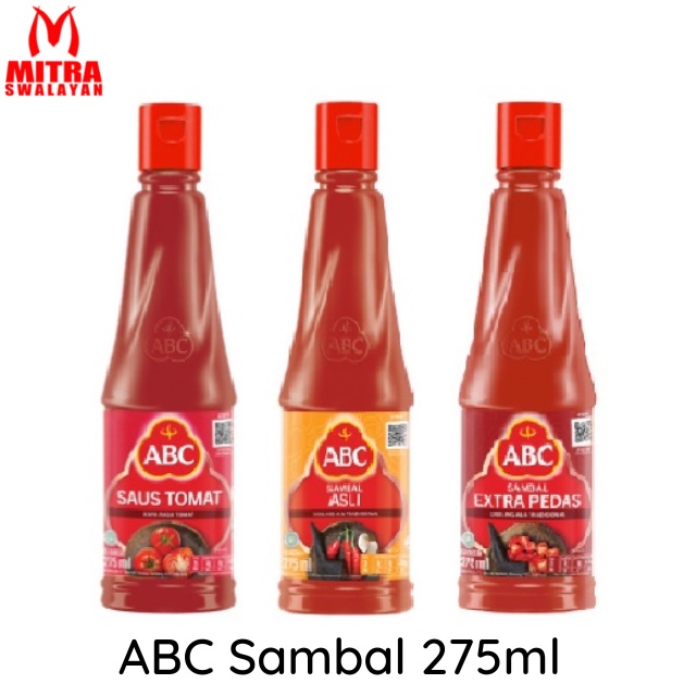 

ABC Tomat/Sambal Asli / Sambal Extra Pedas Botol 275ml