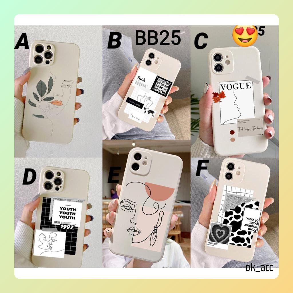 Casing Motif BB25 keren for Iphone 6 6s 6g 6+ 6s+ 7 8 7+ 8+ X Xs 11 12 13 14+ Plus Pro Max