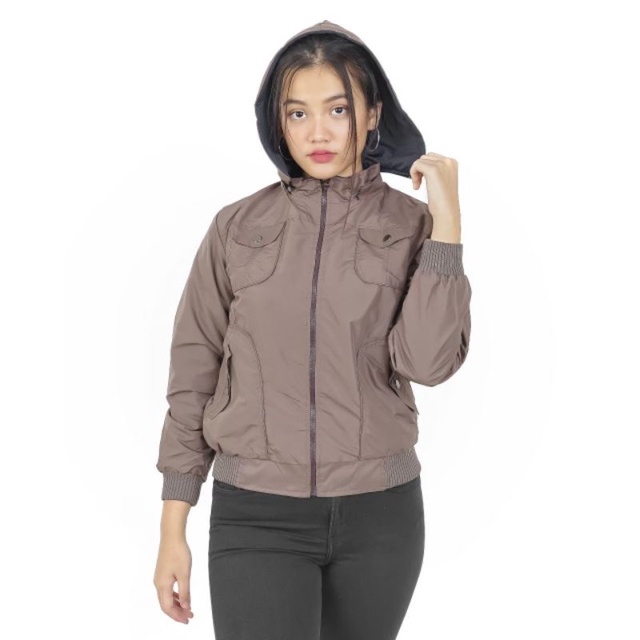 Jaket Polos Wanita/Cewek Pocket Simple | Jaket Harian Modis Kekinian Premium Quality!