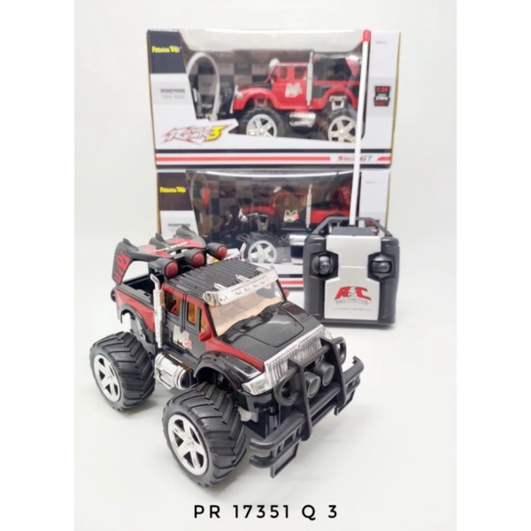 

Unik RACING CAR 3 STRONG GT 767-Q3 Mainan Anak RC Mobil Jeep King Big Foot - Hitam Diskon