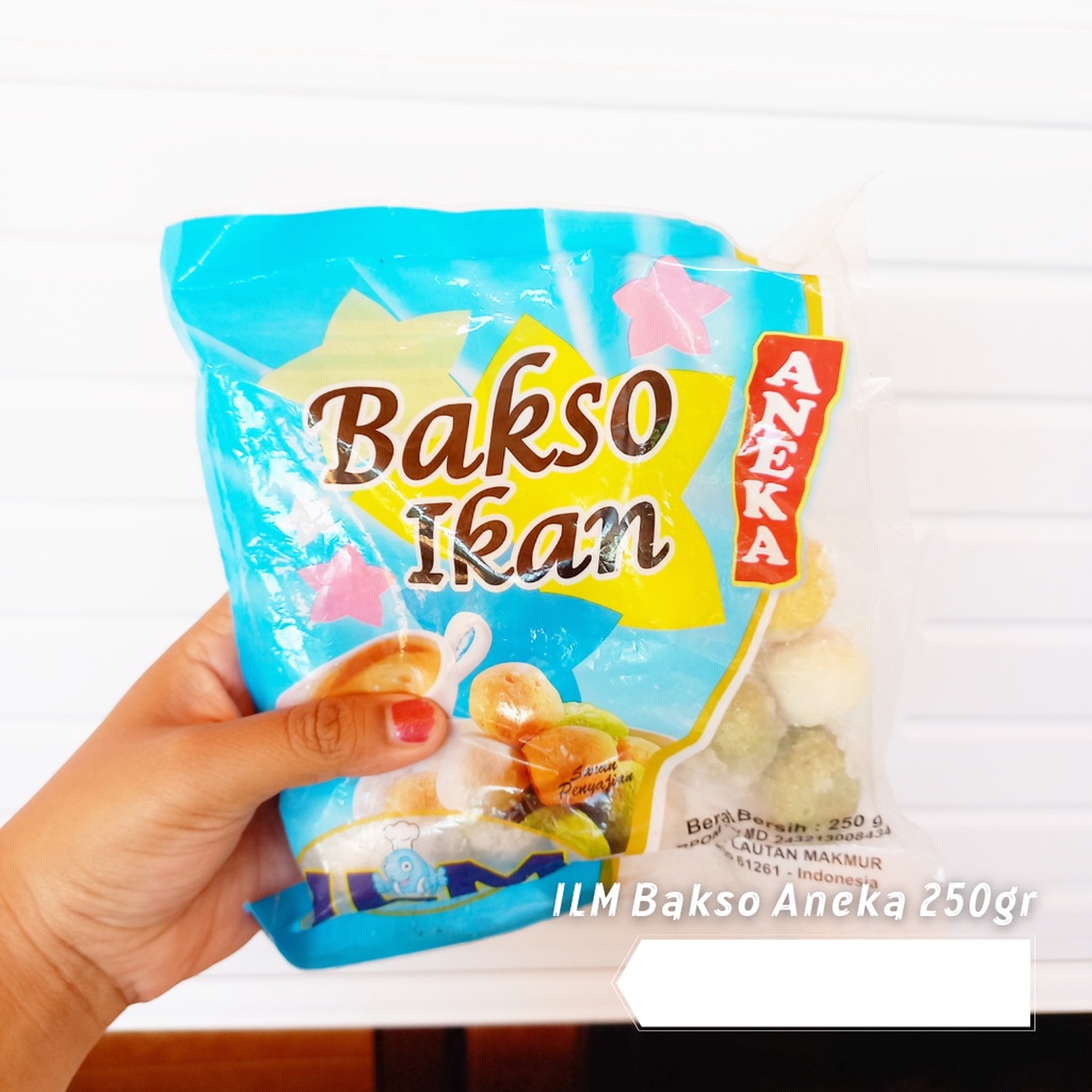 

ADDRIELLA ILM Bakso Ikan Aneka 250gr | ILM/Frozenfood/Frozenfood Murah