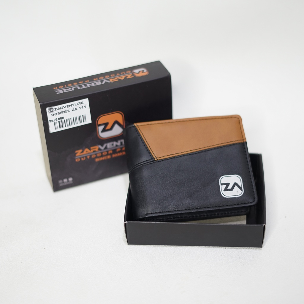 dompet lipat pria kulit sintetis zarventure za 111
