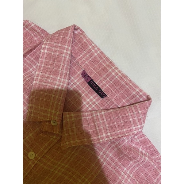 Preloved kemeja crop merk miss olla
