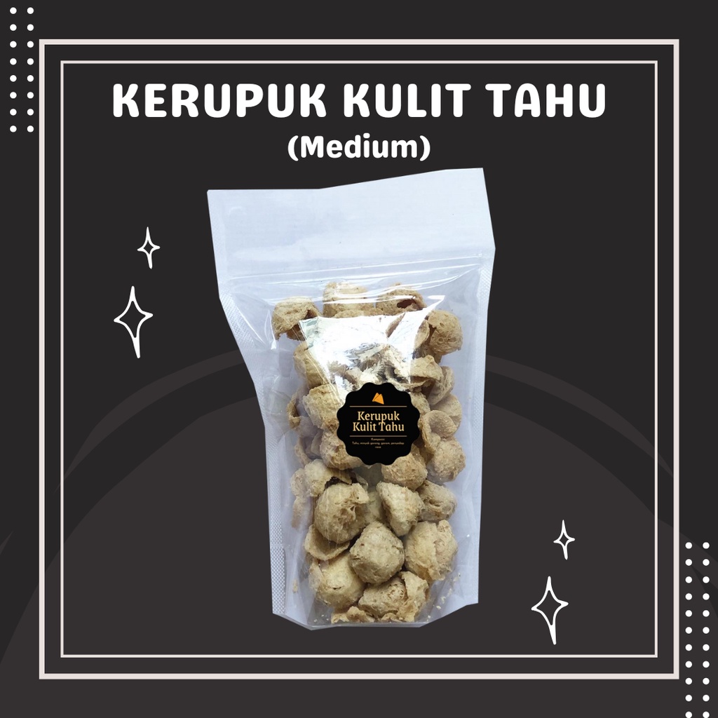 Jual [delish Snacks] Kerupuk Kulit Tahu M 130gr Snack Cemilan