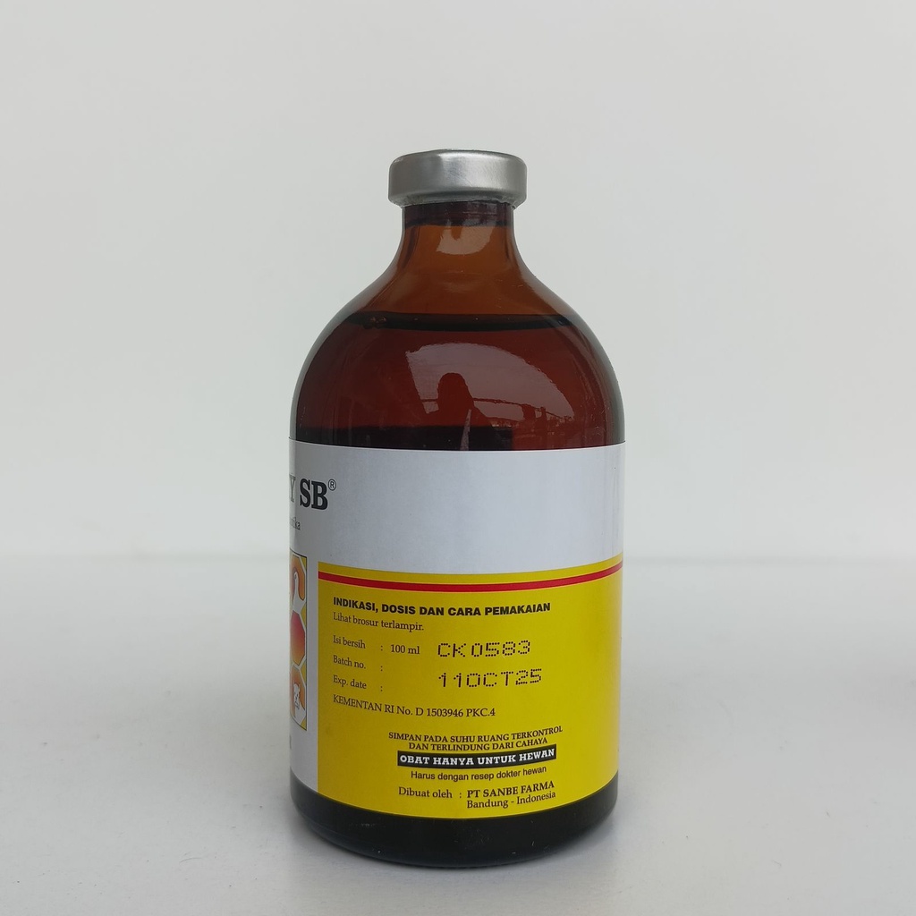 VET OXY SB 100ML dan 50ML - Antibiotik Hewan Sanbe