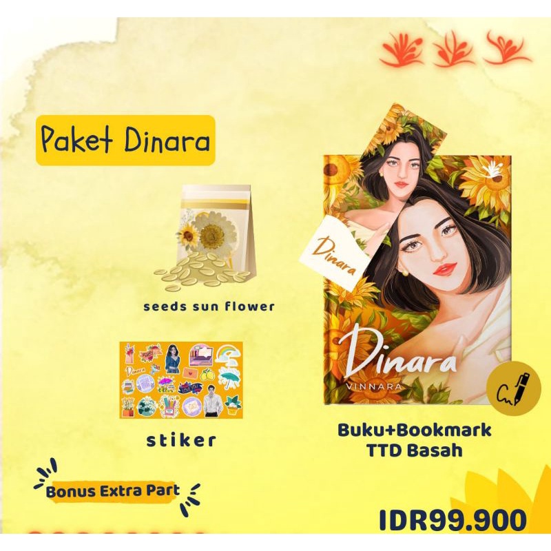 Jual Novel Dinara by Vinnara Shopee Indonesia