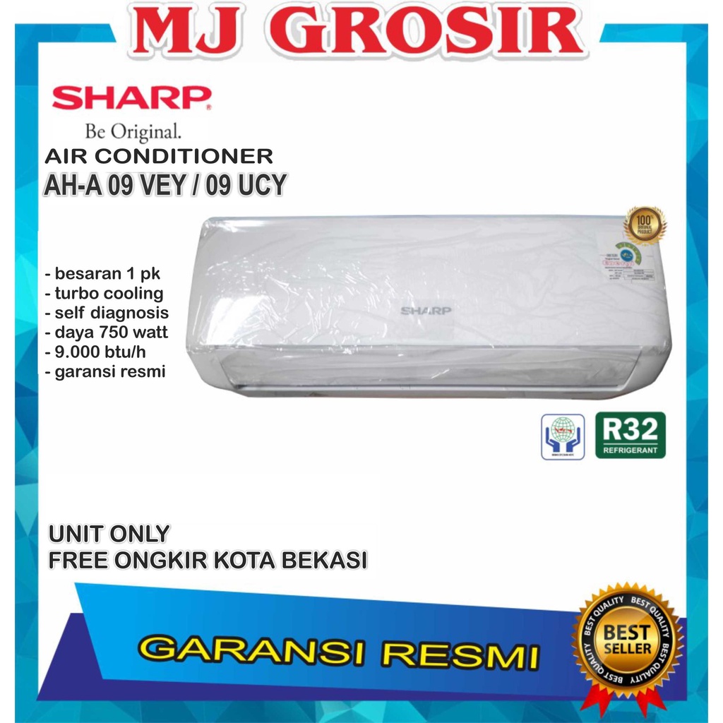 AC SHARPAH-A 09 UCY  / 09 ZCY 1PK LOW WATT (UNIT ONLY)