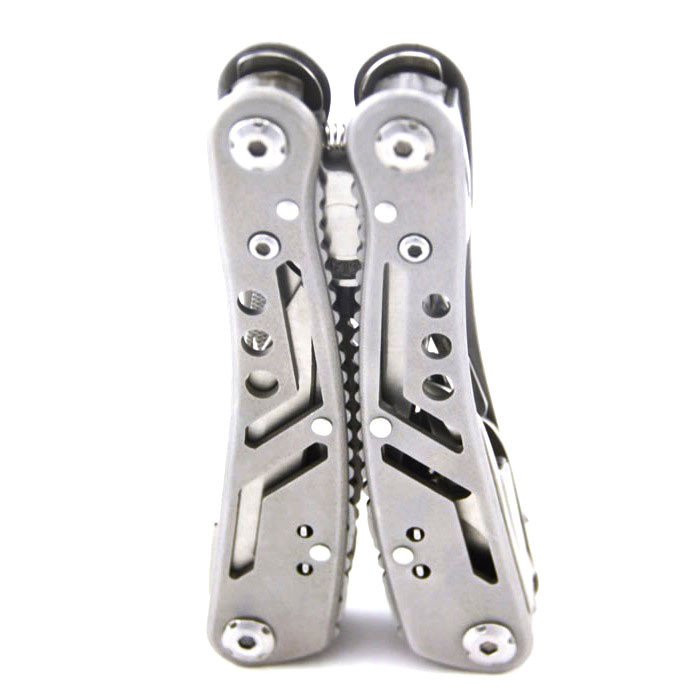 JEEP Multifunctional EDC Plier Survival Tool Stainless Steel - MPA22S - Silver