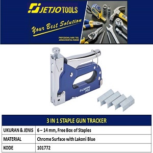 

Staples 6-14mm LAKONI PRO 101772 / 3 in 1 Staple Gun Tracker LAKONIPRO LIMITED