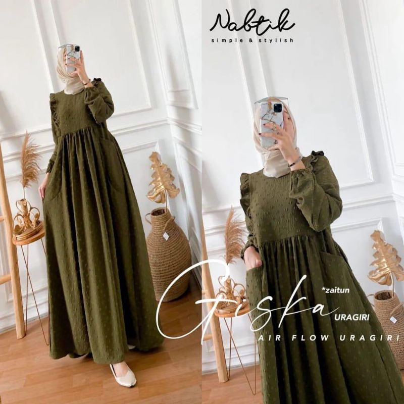 GAMIS URAGIRI GISKA DRESS CRINCLE URAGIRI